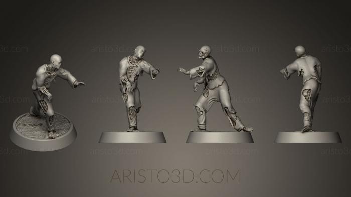 Figurines heroes, monsters and demons (STKM_0291) 3D model for CNC machine